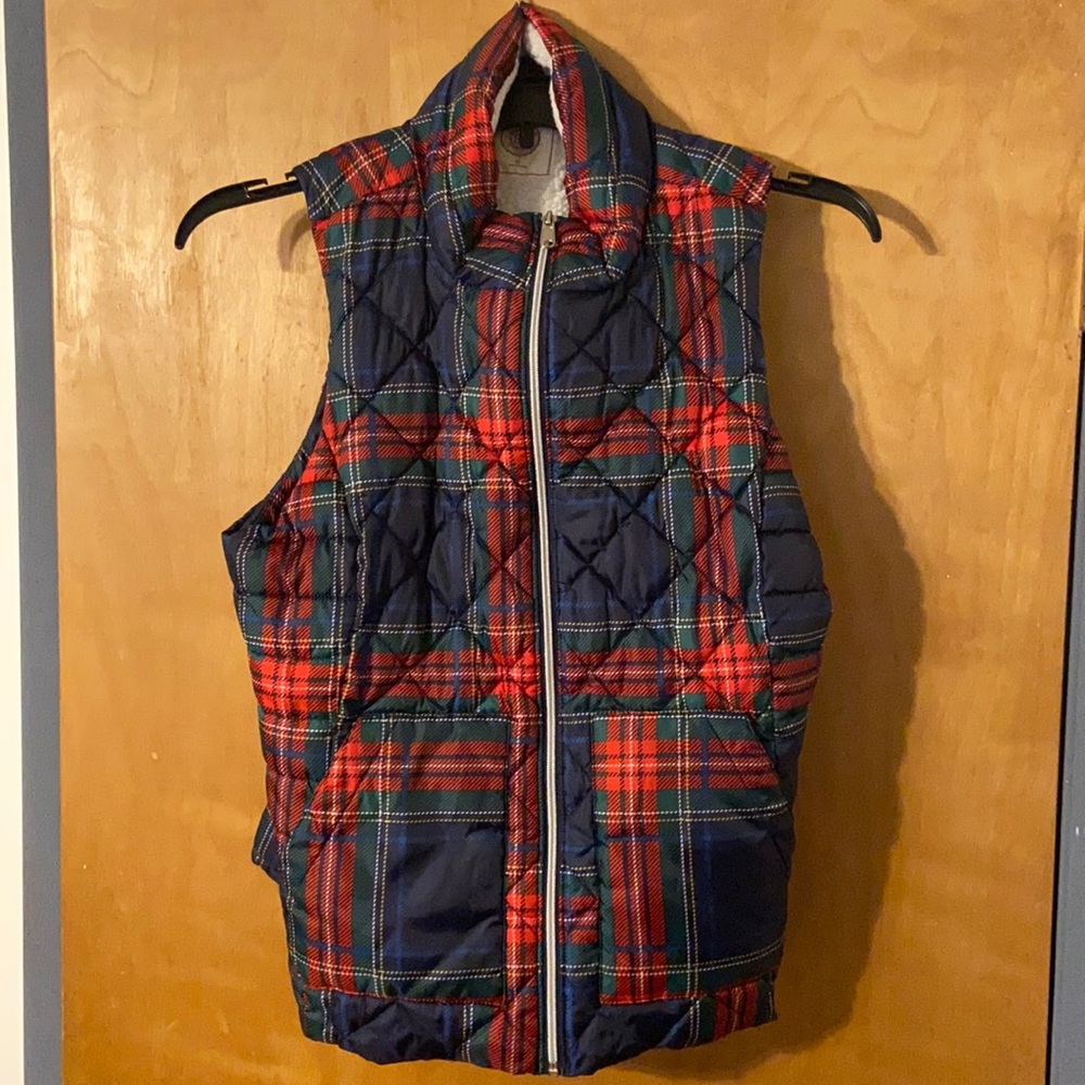 Plaid Vest